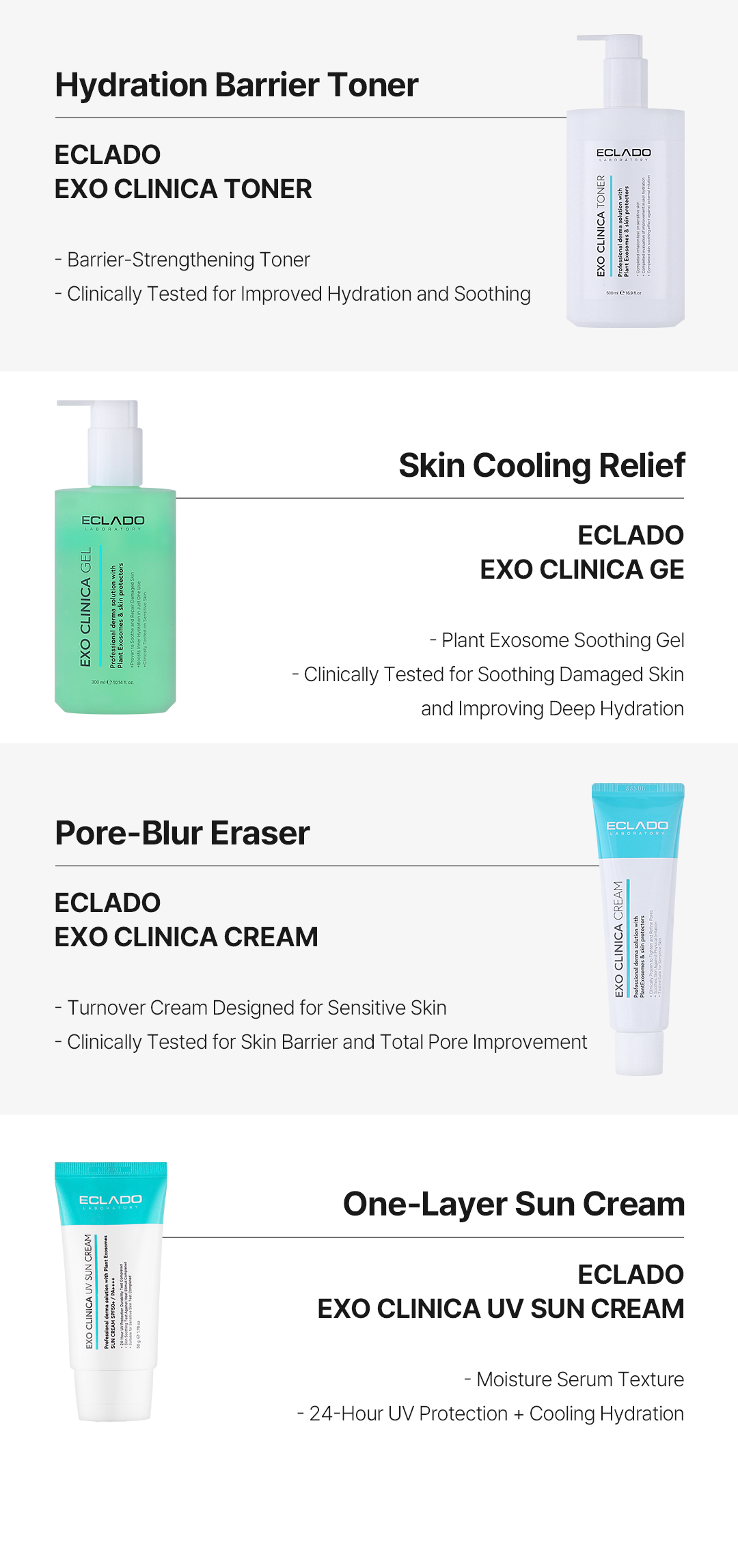 ECLADO EXO Clinica Toner 50ml | eBay